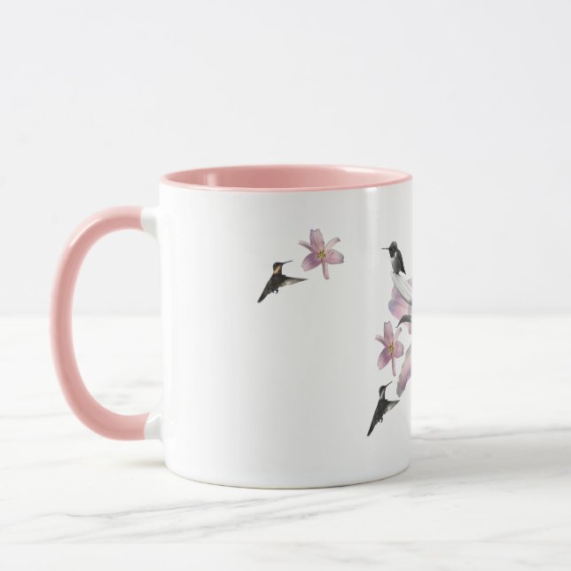 Taza Hummingbird y Lilies (Izquierda)