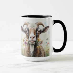 Taza Humor Amable Cabra Vieja, Animal, Mascota de Granj