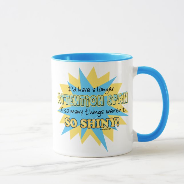 Taza Humor brillante de la capacidad de concentración (Derecha)