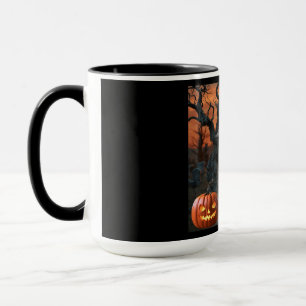 Taza Humor de cementerio de Halloween "Lea Mealone"