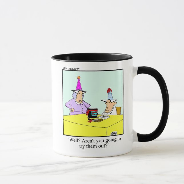 Taza Humor De Cumpleaños Gracioso Para Él (Derecha)