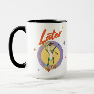 Taza Humor de Día Perezoso Gecko Retro