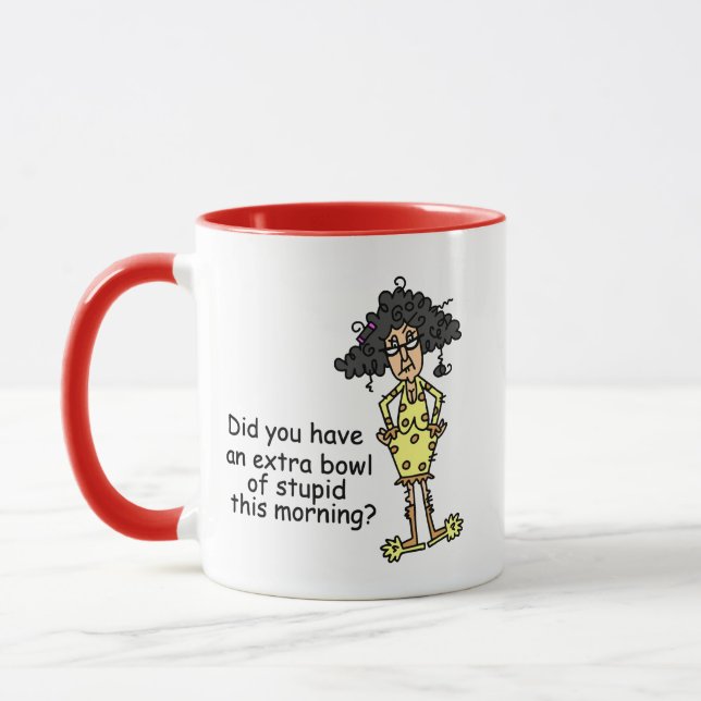 Taza Humor de estupidez (Izquierda)