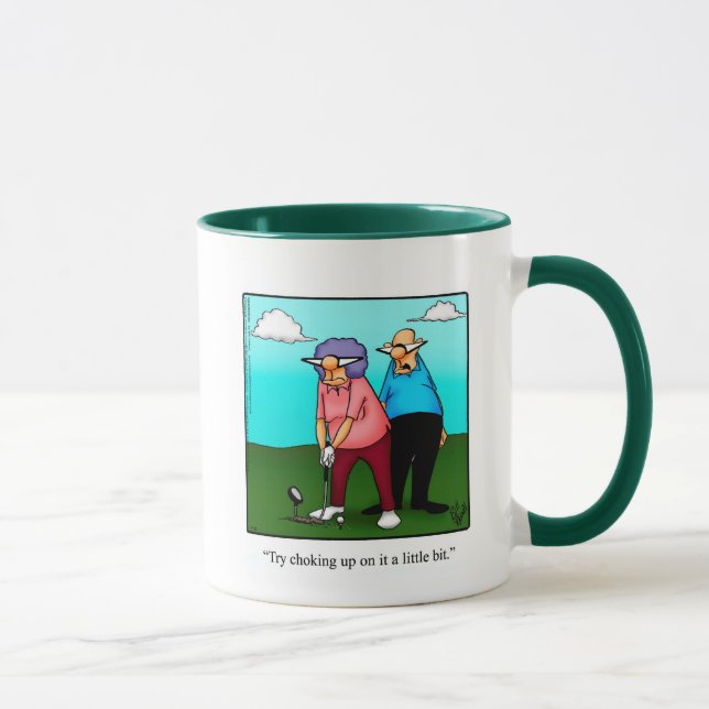 Taza Humor de golf Coffee Mug Para Ella (Derecha)