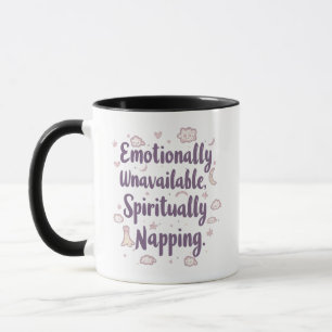 Taza Humor de Introvertido Sassy con Nubes Lindas
