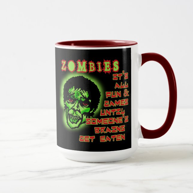 Taza Humor de los zombis (Derecha)