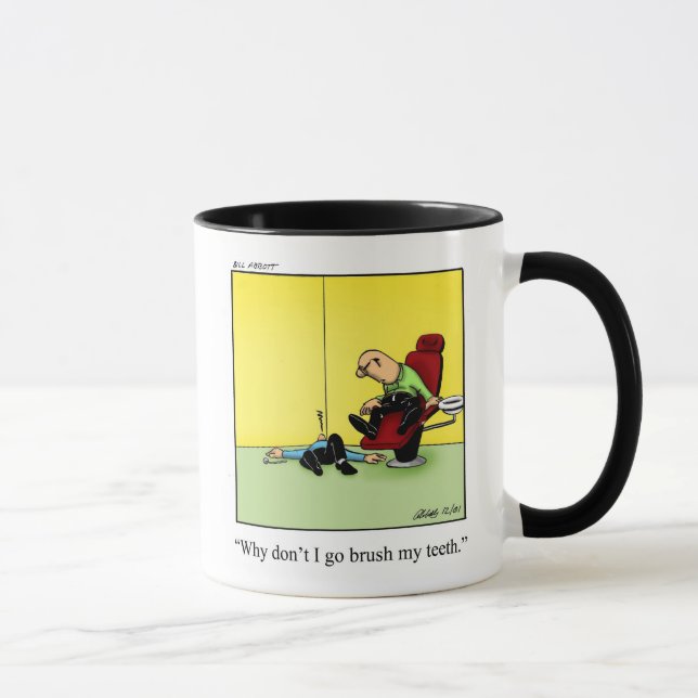 Taza Humor de oficina de dentista café Mug (Derecha)