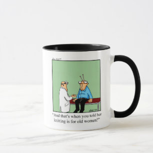 Taza Humor de puntería gracioso regalo de peluche
