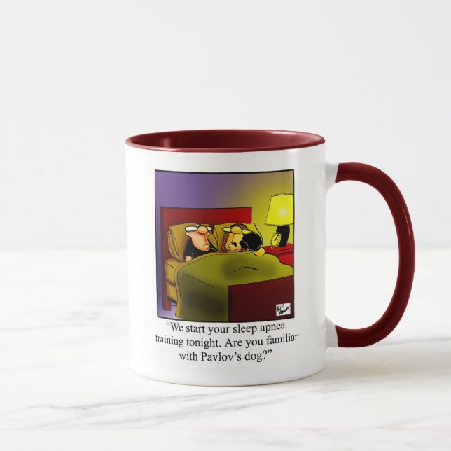 Taza Humor de sueño divertido café Mug (Derecha)