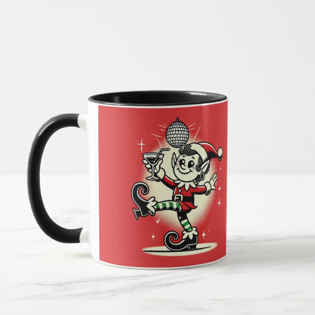 Taza Humor de vacaciones: ¡Sentirse festivo! (Izquierda)