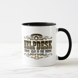 Taza Humor del soporte técnico