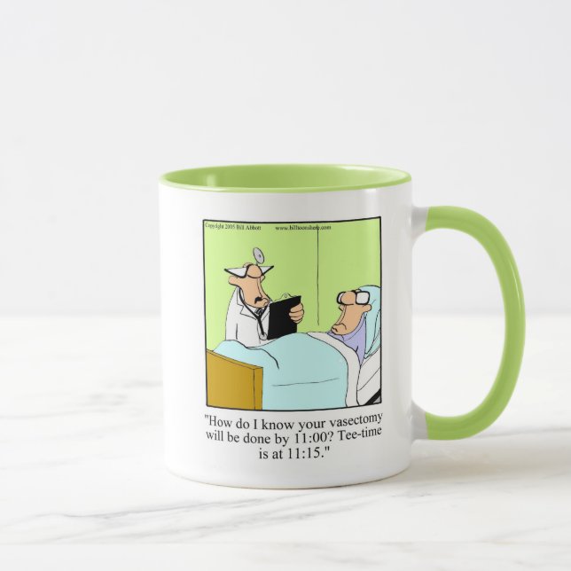 Taza Humor divertidísimo de golf (Derecha)