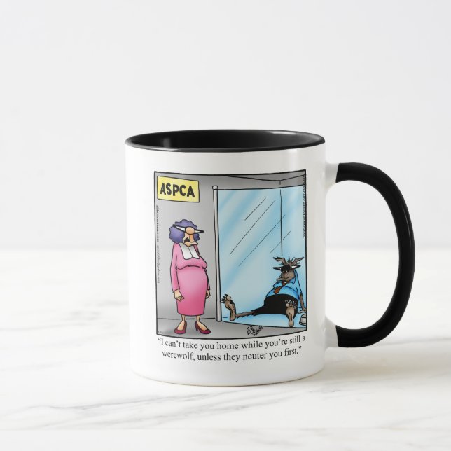 Taza Humor divertidísimo de Halloween café Mug (Derecha)