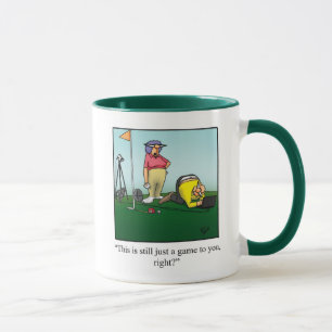 Taza Humor divertido de golf Mug