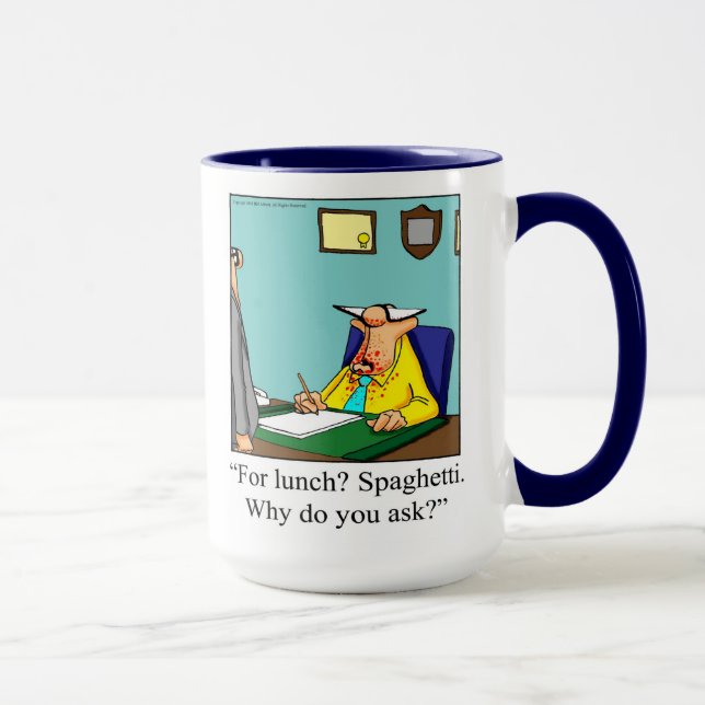 Taza Humor divertido en el lugar de trabajo café Mug (Derecha)