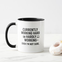 Taza Humor divertido en el trabajo: cita sarcástica de 
