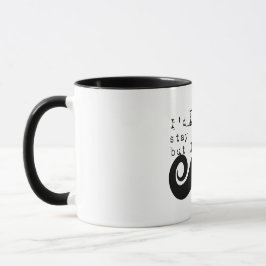 Taza Humor Divertido Negro Debo Bigote