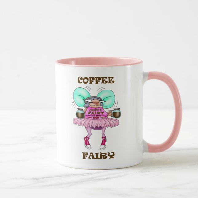 Taza Humor divertido para el café de hadas Mug (Derecha)