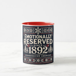 Taza Humor Escandinavo - Emocionalmente Reservado