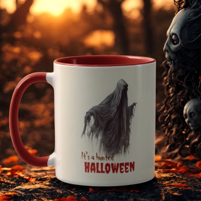 Taza Humor gótico personalizado fantasma horror Hallowe (Subido por el creador)