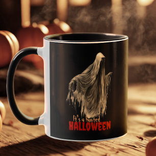 Taza Humor moderno horror gótico fantasma de Halloween