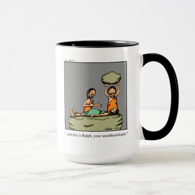 Taza Humor Mug Gift Anestesiólogo Gracioso (Derecha)