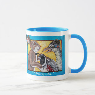 Taza Humorístico Conejo Animal del Suroeste Quail Road