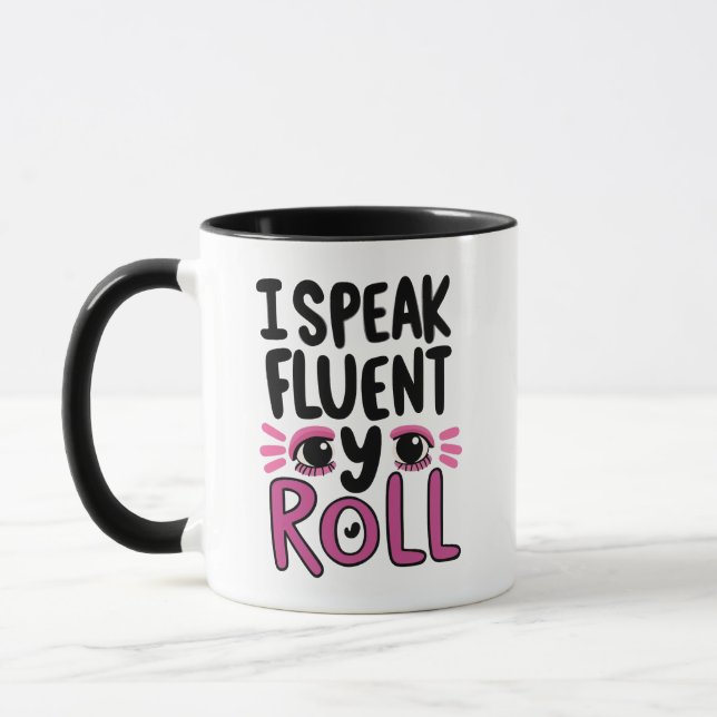 Taza Humorous Pink Sarcastic Saying (Izquierda)