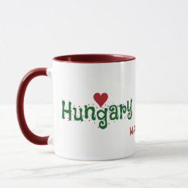 Taza Hungría Amor los nombres de los mulos
