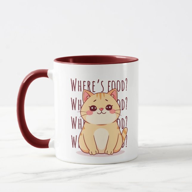 Taza Hungry Ginger Cat  (Izquierda)