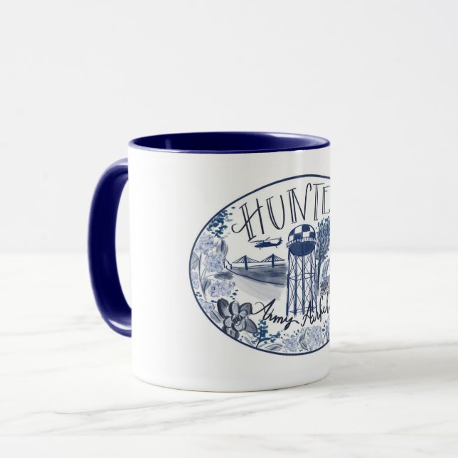 Taza Hunter Army Airfield Coffee Mug (Anverso izquierdo)