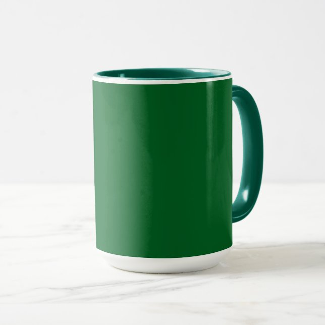 Taza Hunter green, deep rich shade, (Anverso derecho)