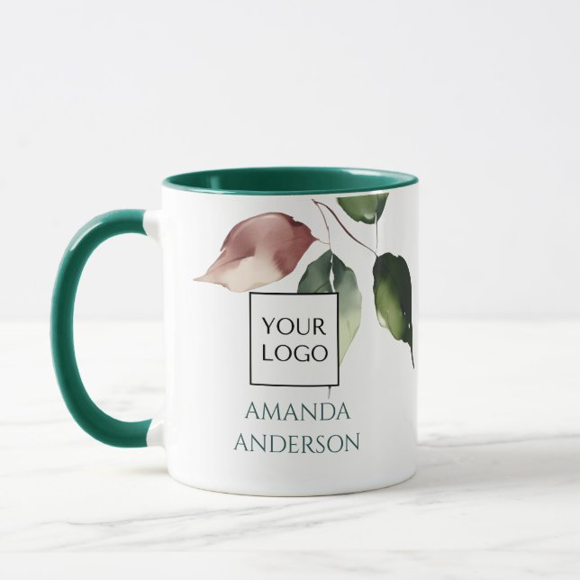 Taza Hunter Green Logo Project Manager  (Izquierda)