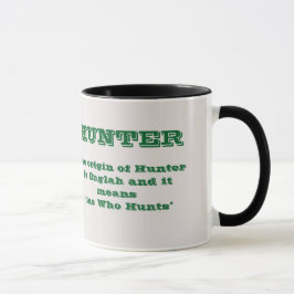 Taza HUNTER Name Mug