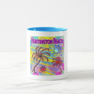 Taza Huntington Beach Happy and Hope Mug