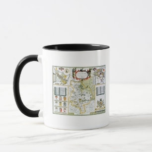 Taza Huntington, grabado por Jodocus Hondius
