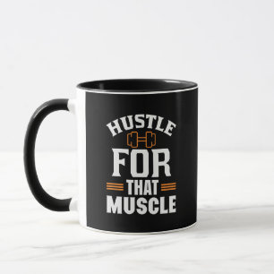 Taza Hustle por ese ejercicio de gimnasia muscular