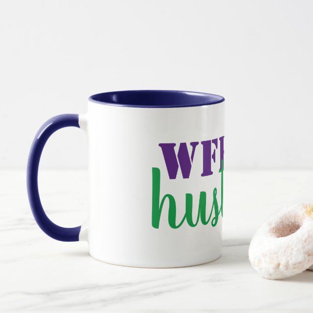 Taza Hustol WFH (Con donut)