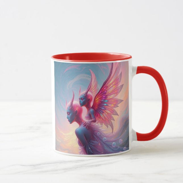 Taza Hüterinnen des Himmels – Elara & Vireya (Derecha)