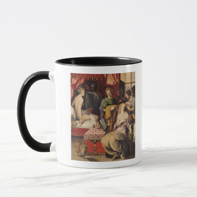 Taza Hyante y Climene en su retrete (Izquierda)
