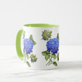 Taza Hydrangeas Blue