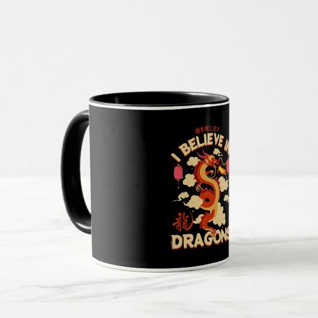 Taza I believe in dragons - Fantasy (Anverso izquierdo)