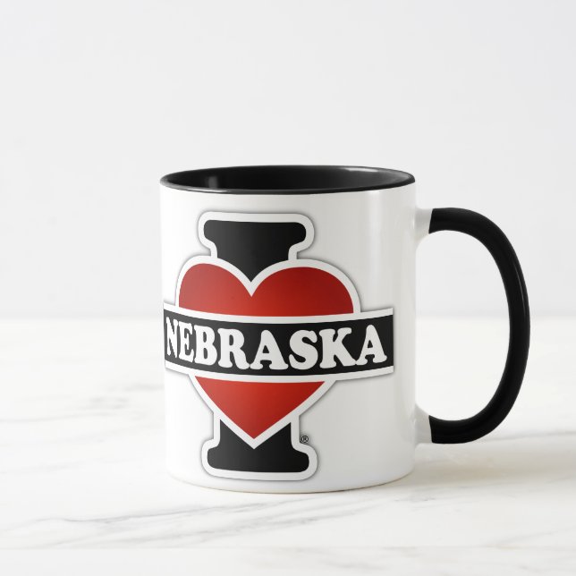 Taza I corazón Nebraska (Derecha)