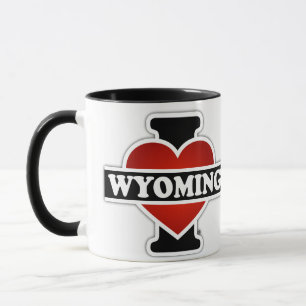 Taza I corazón Wyoming