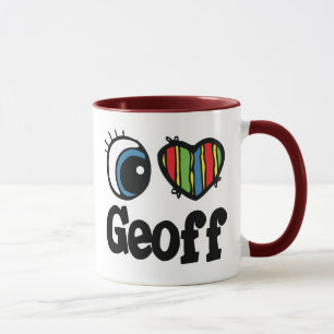 Taza I Heart (Love) Geoff
