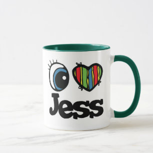 Taza I Heart (Love) Jess