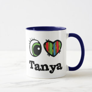 Taza I Heart (Love) Tanya