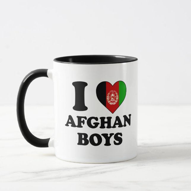 Taza I love Afghan Boys (Izquierda)