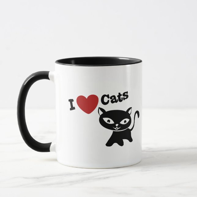 Taza I love cats (Izquierda)