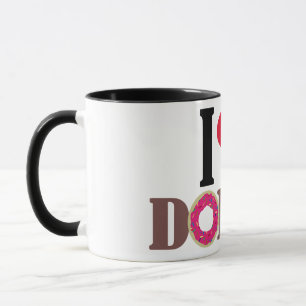 Taza I LOVE DONUTS